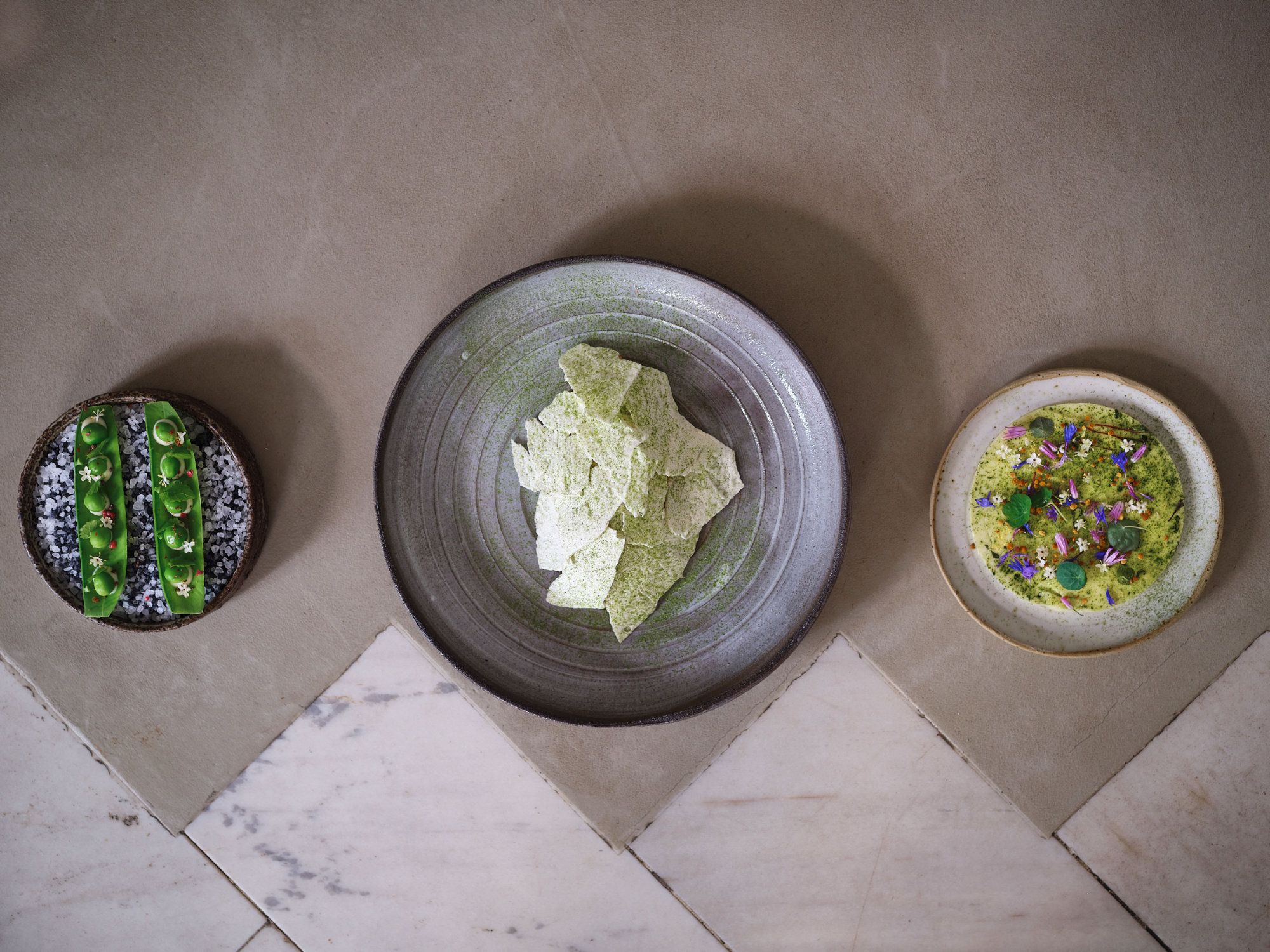 Dishes at Monstera